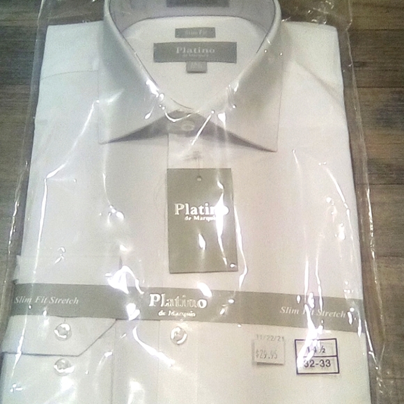 Brand New Plating de Marquis Men Long Sleeves Shirt - Picture 1 of 3